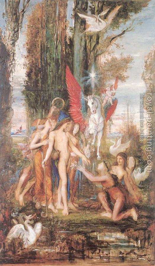 Gustave Moreau : Hesiod and the Muses II Gustave Moreau : Hesiod and the Muses II